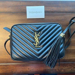 Saint Laurent Lou Matelasse Leather Camera Bag